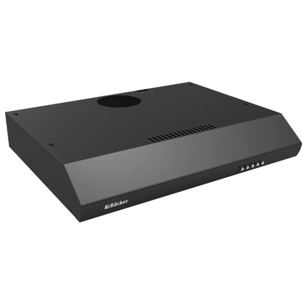Hotă Backer SLIM 601M FBL Black 60 cm, Recirculare, 350 m³/h photo 3