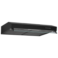 Hotă Backer LUNA 60 1M Black 60 cm, Recirculare, 350 m³/h