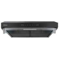 Hotă Backer NONA 2M60 SENSOR Black 60 cm, Evacuare, 550 m³/h