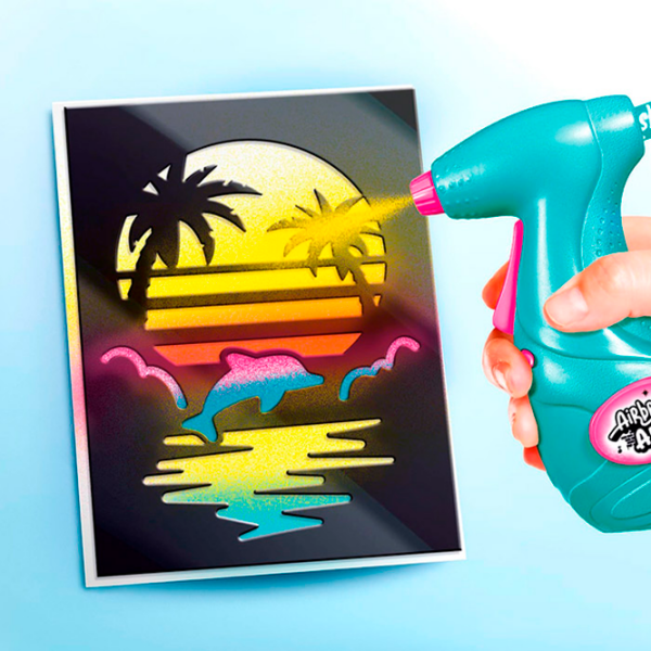 Set de creație Canal Toys Airbrush Art Poster Kit AIR015 Pink Pentru fetițe, 6+ photo 5
