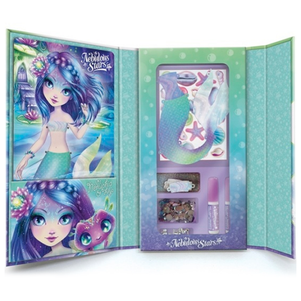 Set de creație Nebulous Stars Mermaid Designer 11472 Blue Pentru fetițe, 7+ photo 3