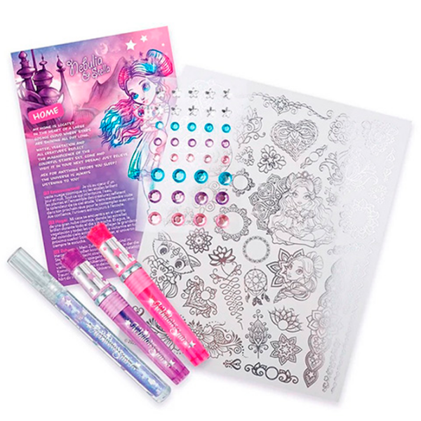 Set de creație Nebulous Stars Stardust Body Art 11012 Pink Pentru fetițe, 8+ photo 2