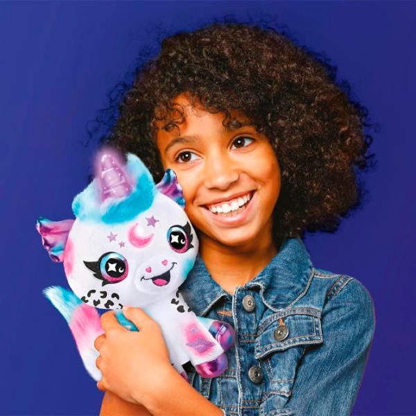 Jucărie interactivă Canal Toys Airbrush Plush Cosmic Unicorn AIR028 White Pentru fetițe, 6+ photo 5