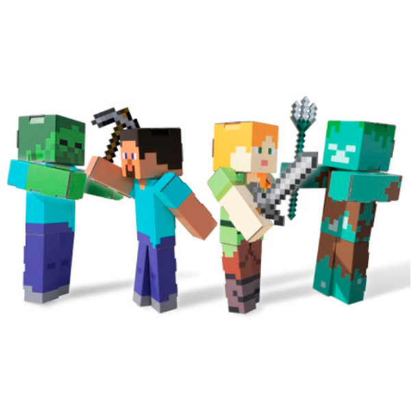 Set de creație Bladez Toyz Minecraft Make your own Zombie Kit MC85755 Green Pentru copii, 6+ photo 2