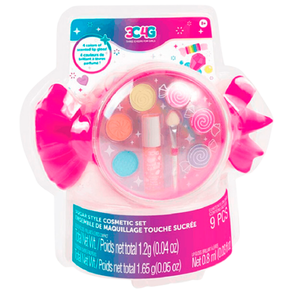 Set cosmetica Make It Real 3C4G Sugar Style 10062 Pink Pentru fetițe, 8+ photo 1