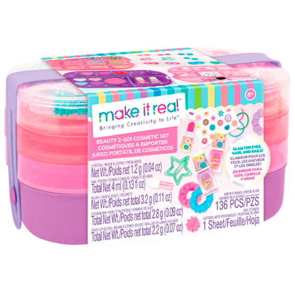 Kосметический набор Make It Real Beauty 2-GO! 2706 Розовый Для девочек, 8+ photo 1