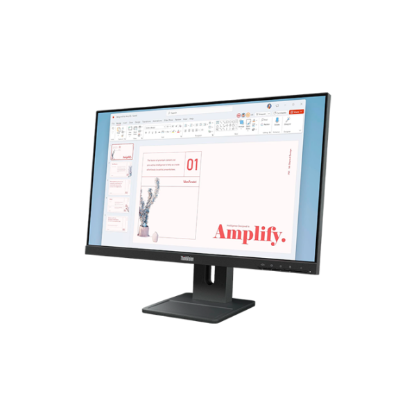 Монитор Lenovo ThinkVision E24-40 Черный 23.8" Full HD IPS WLED photo 2