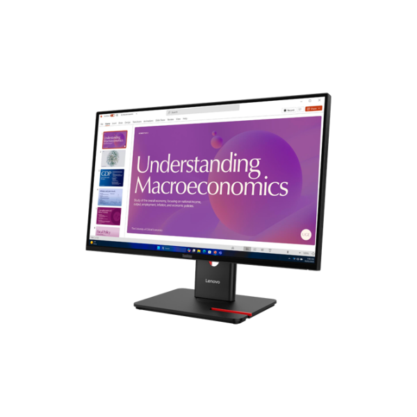 Монитор Lenovo ThinkVision T24D-40 Черный 23.8" Full HD IPS WLED photo 3