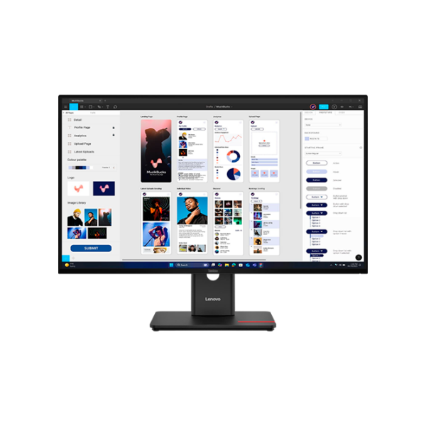 Monitor Lenovo ThinkVision T32UD-40 Black 31.5" 4K IPS WLED photo 1