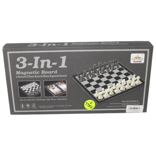 Настольная игра Viivsc 3в1 Нарде, 3+