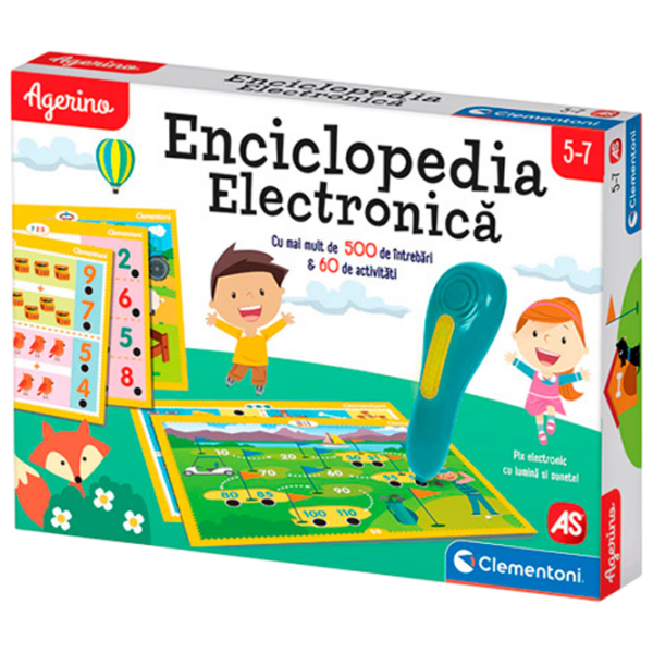 Joc educativ Agerino Educational game with electronic pen Dezvoltare, 3+