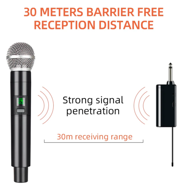 Микрофон KTV E5 - 2mic VHF Черный  photo 2