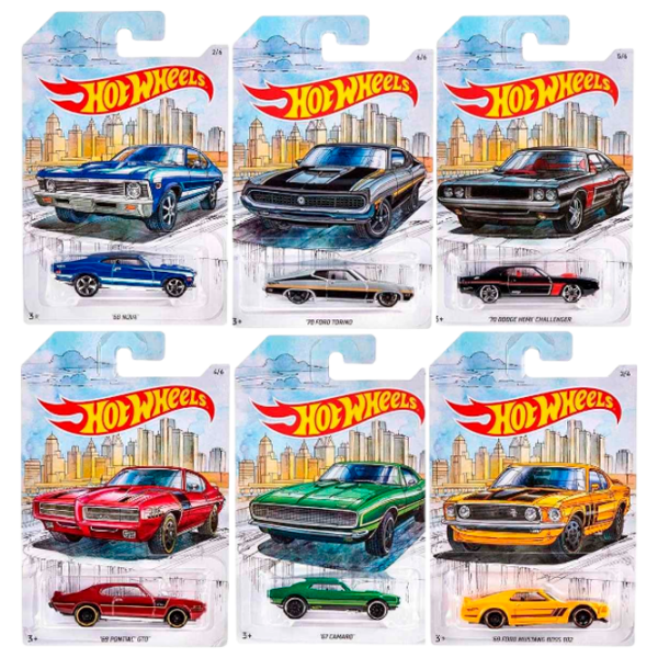 Set de mașini Mattel Hot Wheels Themed Automotive GDG44
Black
Multicolor  photo 1