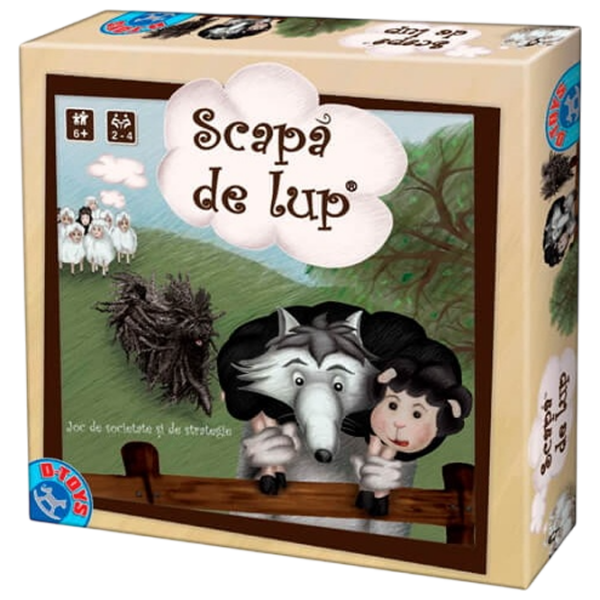 Настольная игра D-TOYS Избавься от волка Стратегия, 6+