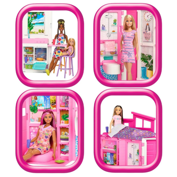 Căsuță pentru păpuși Barbie Getaway House căsuță HRJ76  3+ photo 5