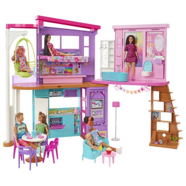 Căsuță pentru păpuși Barbie Malibu căsuță HCD50  3+ photo 1
