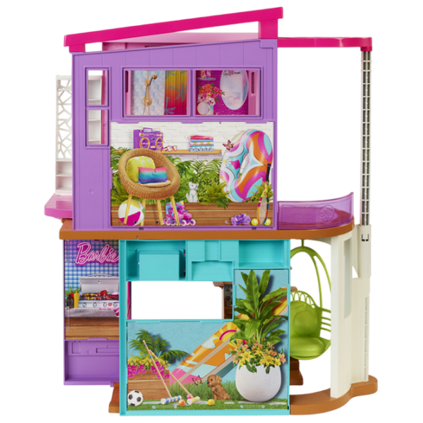 Căsuță pentru păpuși Barbie Malibu căsuță HCD50  3+ photo 2