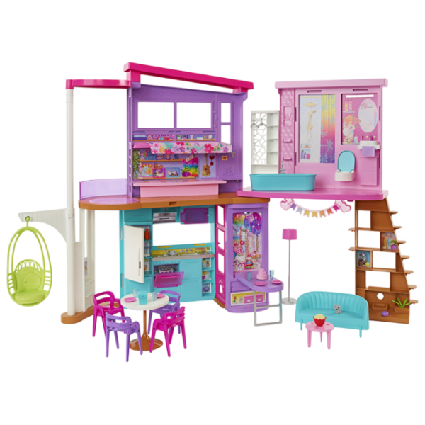 Căsuță pentru păpuși Barbie Malibu căsuță HCD50  3+ photo 5