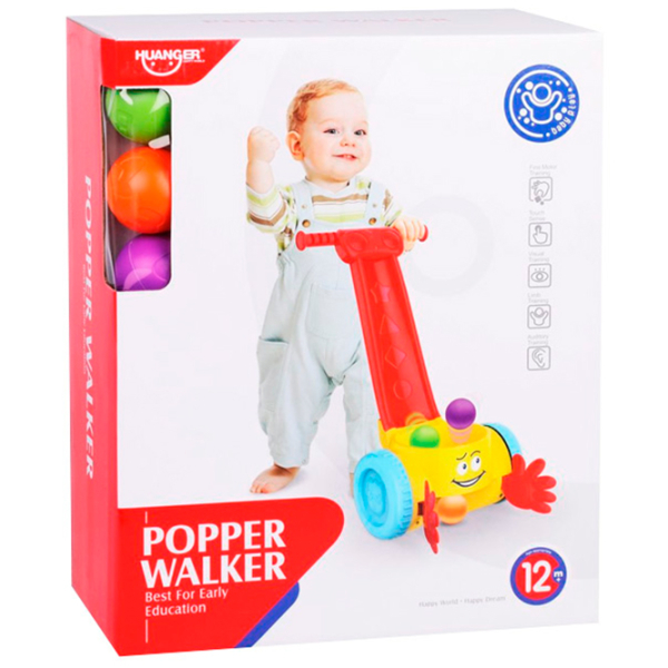 Игрушка каталка Huanger HE0818 1280128 Желтый 6+ photo 5