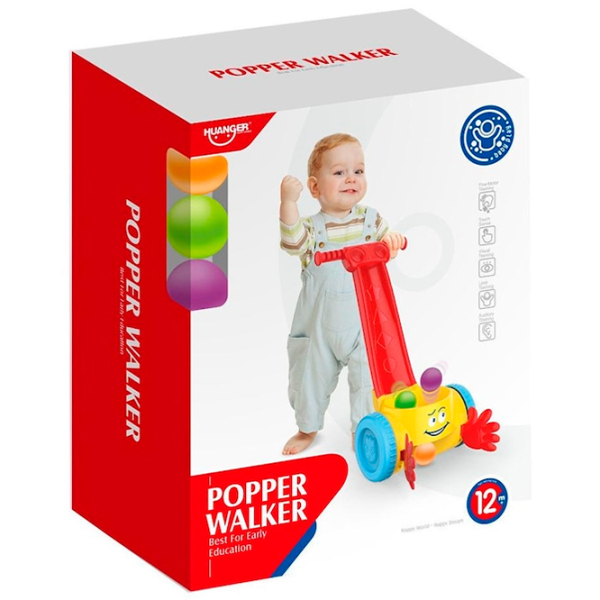 Игрушка каталка Huanger HE0818 1280128 Желтый 6+ photo 6