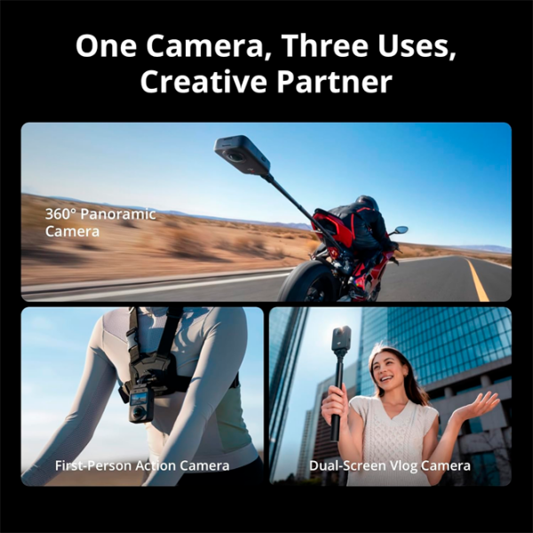 Cameră action DJI Osmo 360 Adventure Combo Black 30.72 MP / 1950 mAh /  photo 7