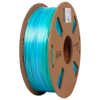 Филамент Gembird Silk Rainbow Blue Green 