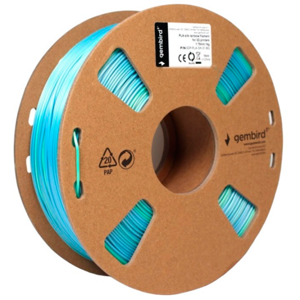 Filament Gembird Silk Rainbow Blue Green  photo 2