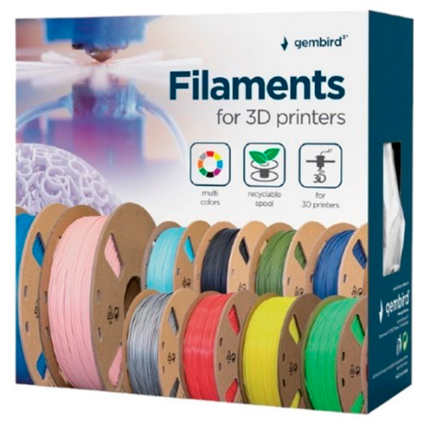 Filament Gembird Silk Rainbow Blue Green  photo 3