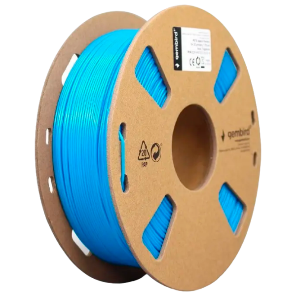 Filament Gembird 3DP-PETG1.75-01-B Blue  photo 1