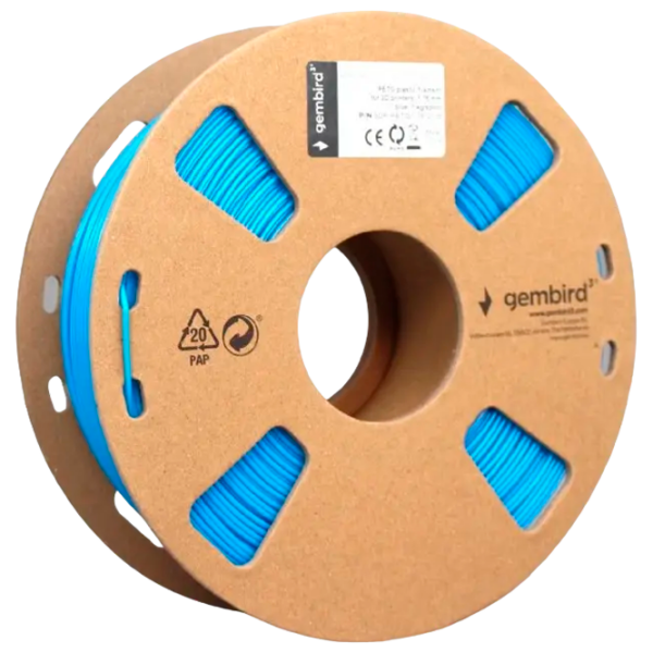 Filament Gembird 3DP-PETG1.75-01-B Blue  photo 2