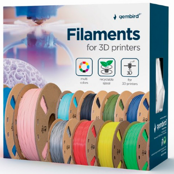 Филамент Gembird 3DP-PETG1.75-01-R Красный  photo 2