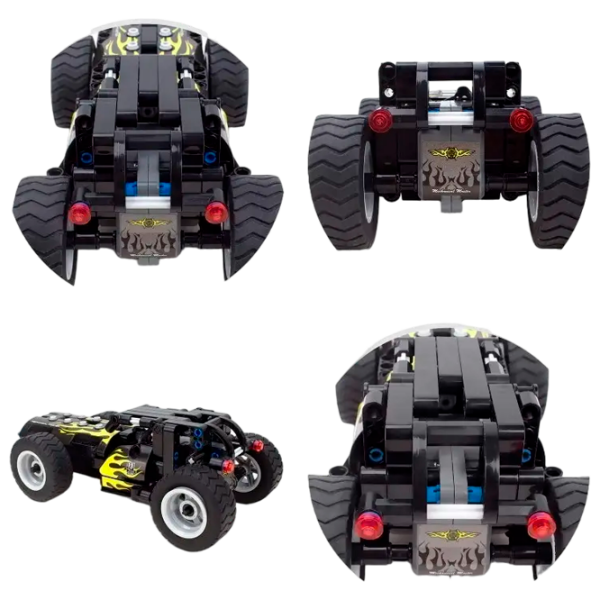 Конструктор XTech Pull Back Car Черный Количество деталей 177, 6+ photo 3