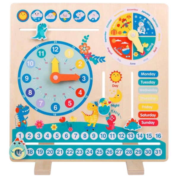 Joc educativ Optmarket Calendar Dezvoltare, 3+