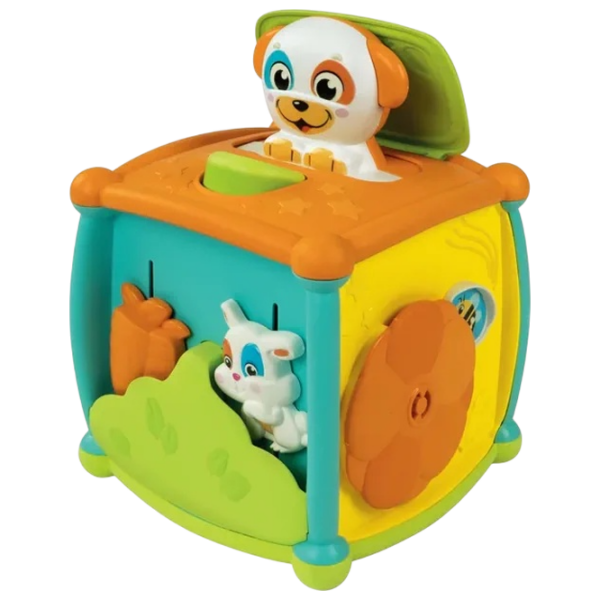 Joc educativ Clementoni Peekaboo Activity Cube Dezvoltare, 1+