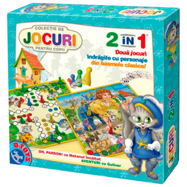 Joc de masă D-TOYS Gulliver-Motanul Strategie, 3+