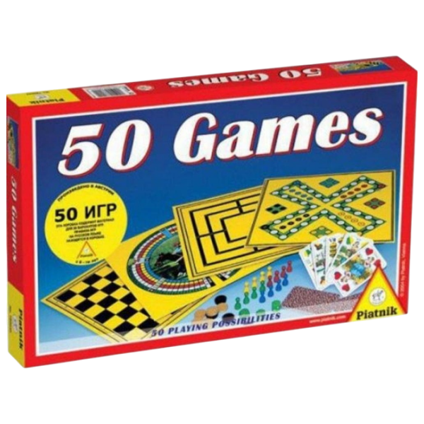 Настольная игра Piatinik 50 Games Развитие, 3+