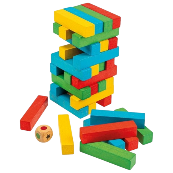 Joc de masă Tactic Rainbow Tower Jenga, 3+