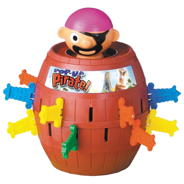 Настольная игра Tomy Pop Up Pirate! Развитие, 4+