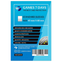 Accesorii pentru jocuri de masă Games 7 Days Standart Protectoare de cărți, 3+