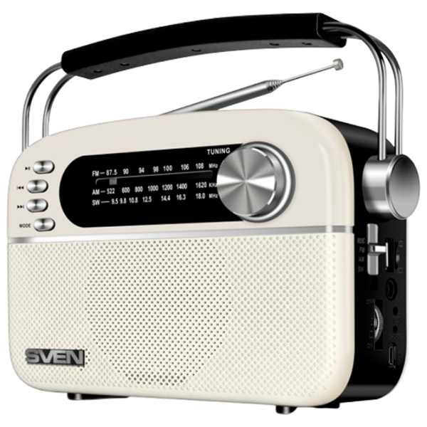 Radio portabil Sven SRP-505 White 3 W photo 1