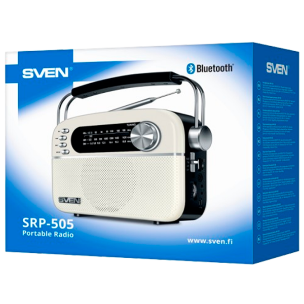 Radio portabil Sven SRP-505 White 3 W photo 6