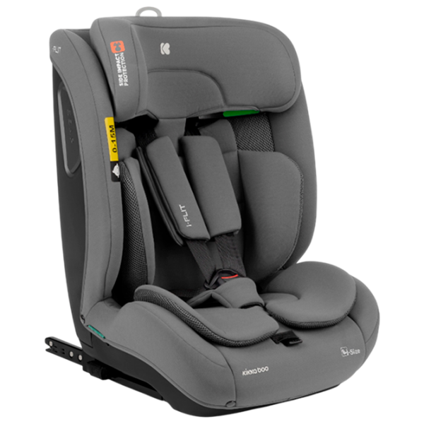 Scaun auto Kikka Boo i-Flit 31002140001 Light Gray 15 luni - 12 ani, 36 kg photo 1