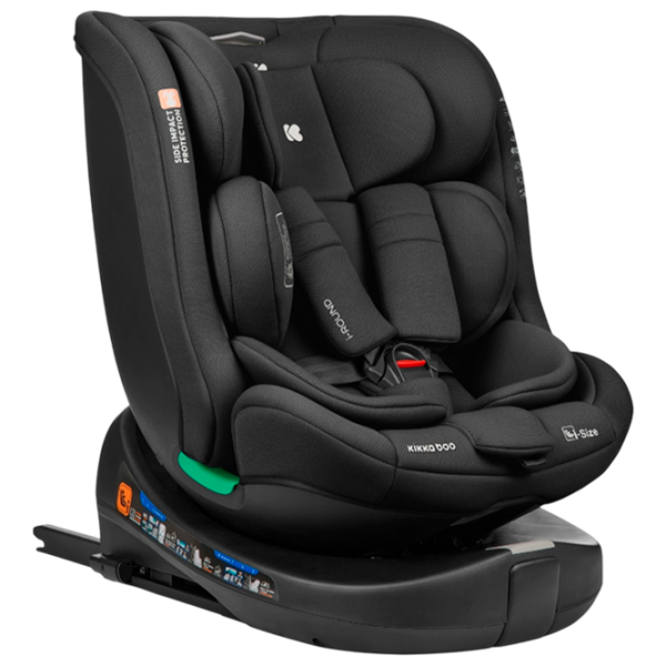 Scaun auto Kikka Boo i-Round 31002100070 Black 0 luni - 12 ani, 36 kg photo 1