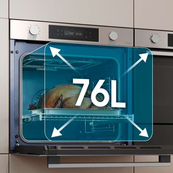 Cuptor încorporabil Samsung NV7B4125ZAS/WT Silver A+, 76 l photo 10