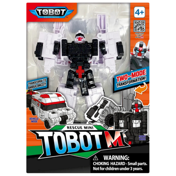Figurină Young Toys Rescue Mini Tobot M 4+ / White photo 3