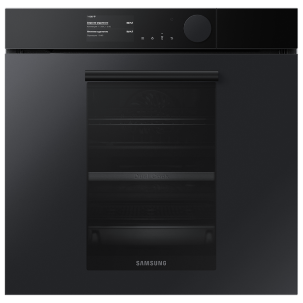 Cuptor încorporabil Samsung NV75T9979CD/WT Black A+, 75 l photo 1