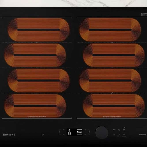 Индукционная варочная панель Samsung NZ64B7799FK/WT Черный Стеклокерамика, 7400 Вт photo 8