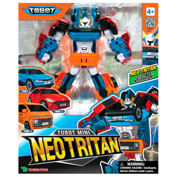 Figurină Young Toys Tobot Mini Neo Tritan 4+ / Blue photo 7