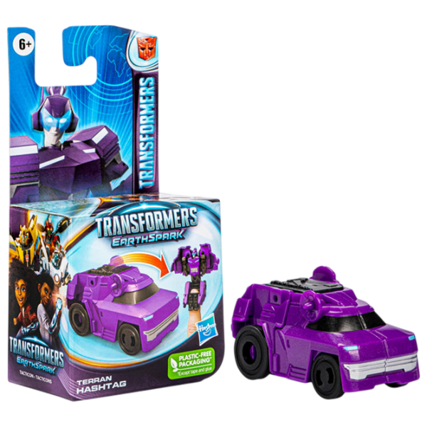 Figurină Transformers Terran Hashtag Earth Spark 4+ / Purple photo 2