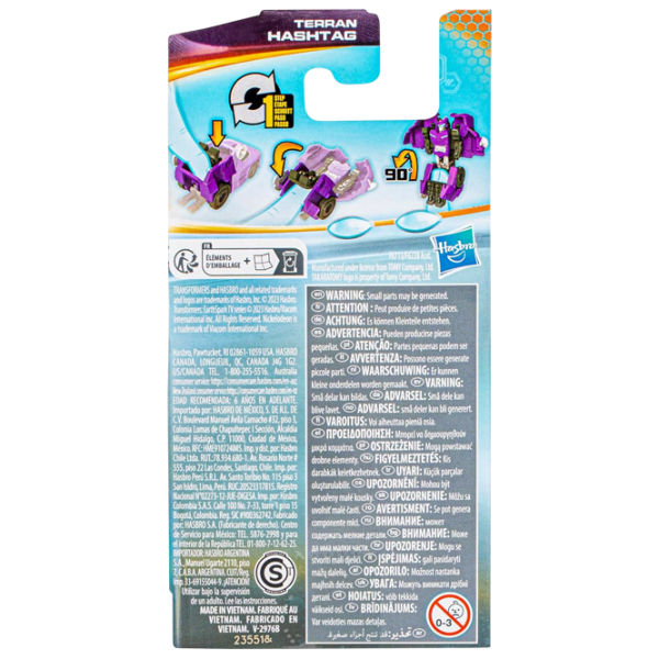 Figurină Transformers Terran Hashtag Earth Spark 4+ / Purple photo 4
